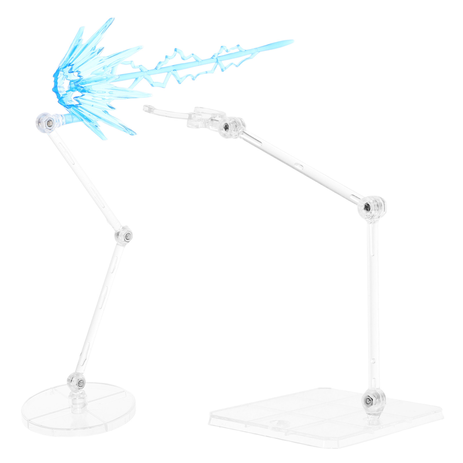 Action Figure Stand - 1 Adet Şeffaf, Ayarlanabilir Aksiyon Figürü