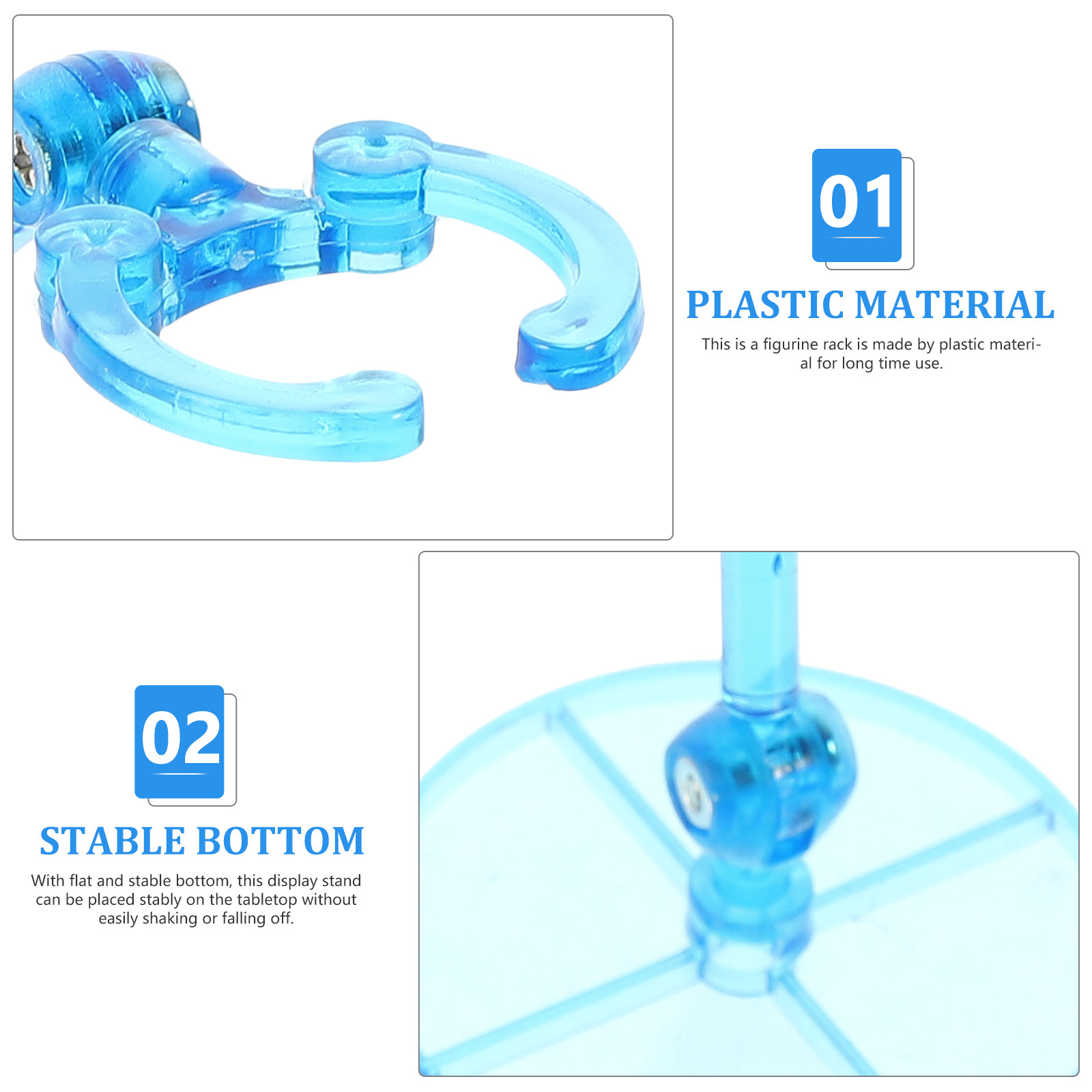 4 Adet Yüksek Kaliteli Plastik - Action Figure Stand incelemesi ve fiyatı