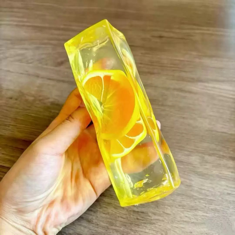 Kawaii Şeffaf Meyve Buz Küpü Ş - Fidget Cube Original incelemesi ve fiyatı