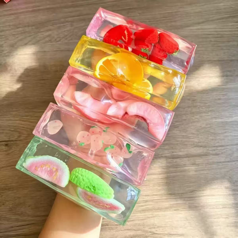 Kawaii Şeffaf Meyve Buz Küpü Ş - Fidget Cube Original incelemesi ve fiyatı